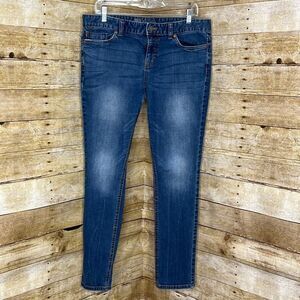 MOSSIMO SUPPLY CO. MID-RISE CASUAL CLASSIC STRETCH SKINNY JEANS SZ.12S FIT 4